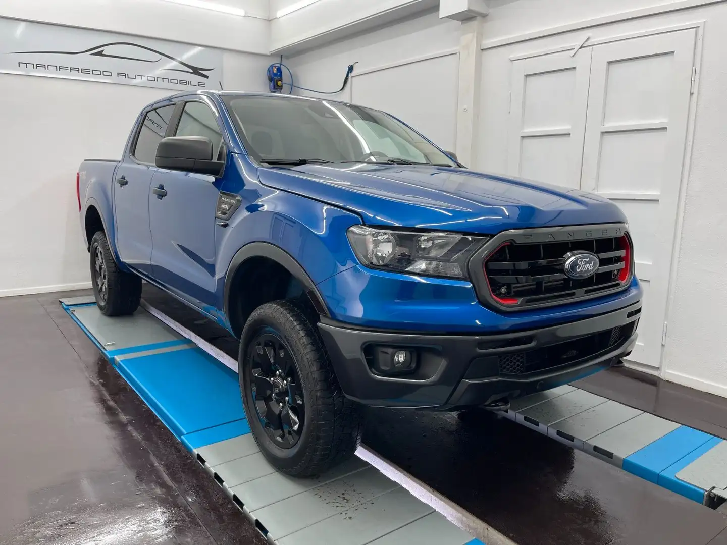 Ford Ranger 2.3 Eco Aut. 4x4 XLT Lariat/LKW/AHK:3,4T/ Bleu - 1