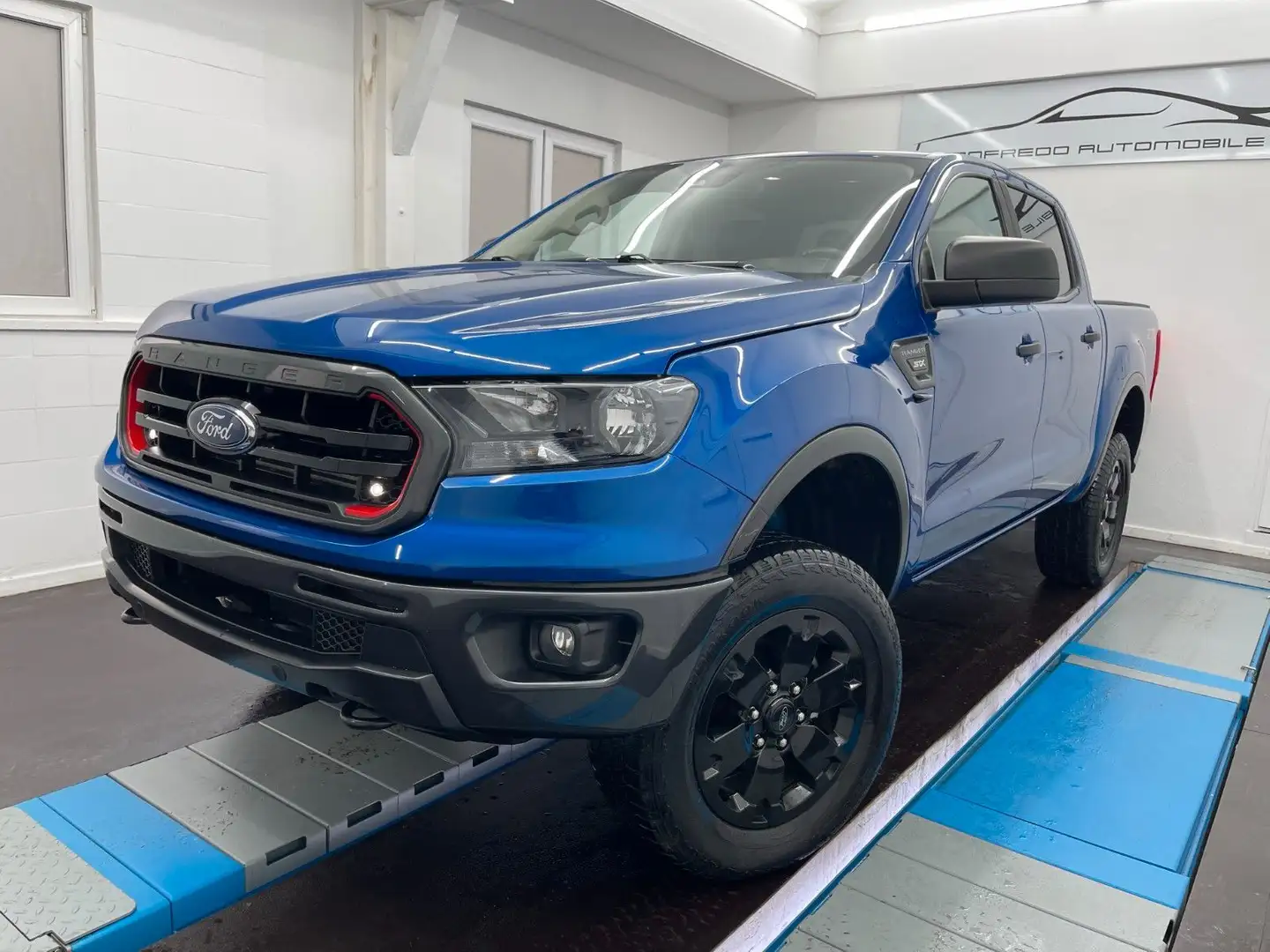 Ford Ranger 2.3 Eco Aut. 4x4 XLT Lariat/LKW/AHK:3,4T/ Blau - 2