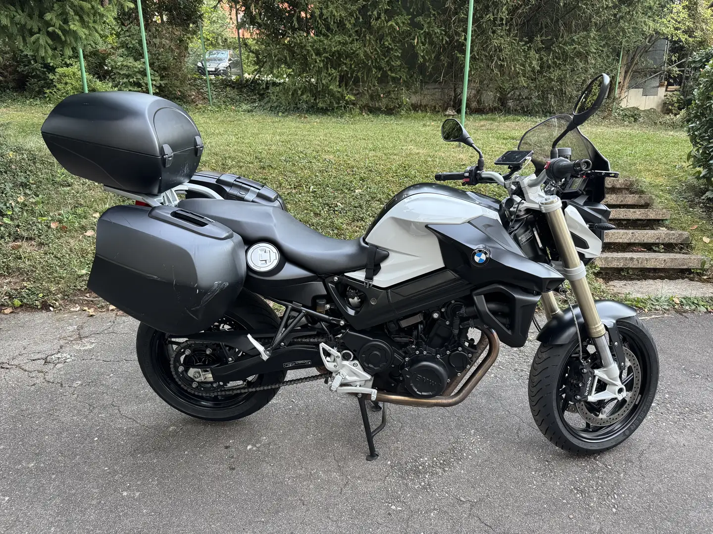 BMW F 800 R | alle Pakete, Zubehör, gepflegt | A2-fähig Fehér - 2