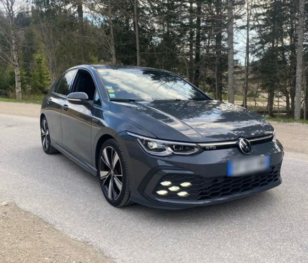Volkswagen Golf GTD VOLKSWAGEN GOLF 8 GTD 2.0 TDI SCR 200ch DSG7 Gris - 1