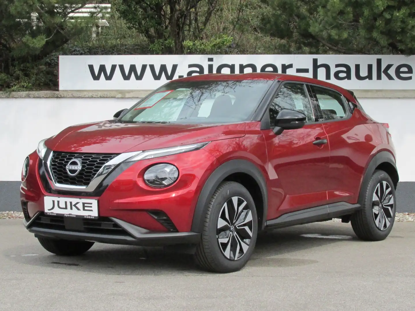Nissan Juke 1,0 DIG-T Acenta+ DCT Aut. Gratis Winterräder!! Roşu - 1