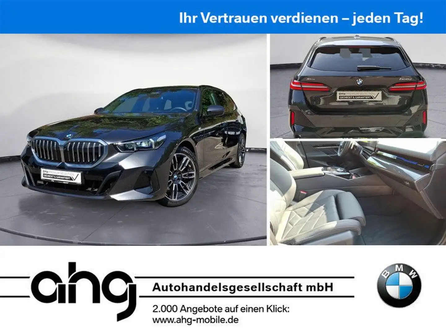 BMW 520 d xDrive Touring M Sportpaket Standhzg. AHK Gris - 1