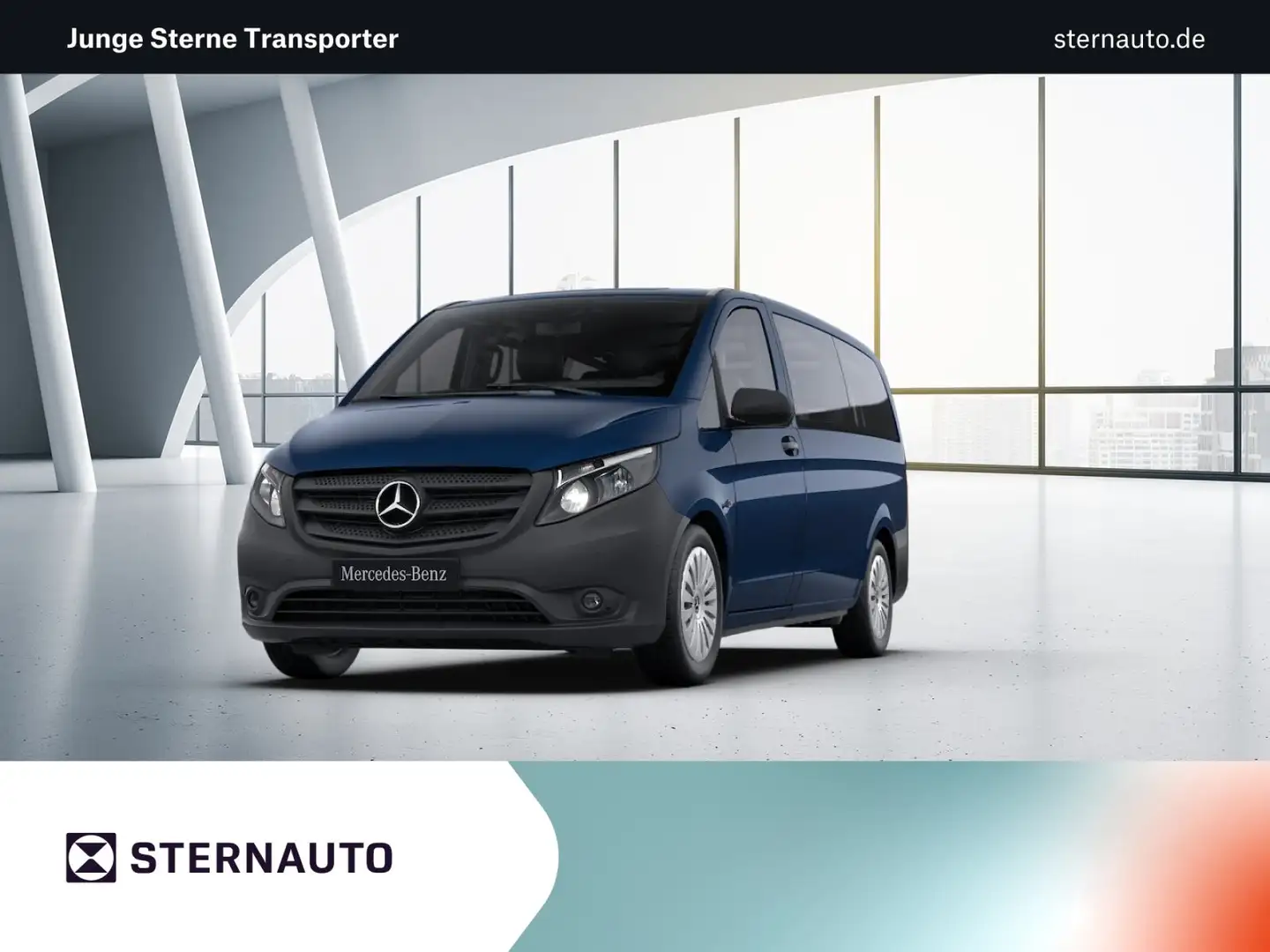 Mercedes-Benz Vito Vito 114 Tourer P/L Autom.Navi Klima Standhz.KAM Blau - 1