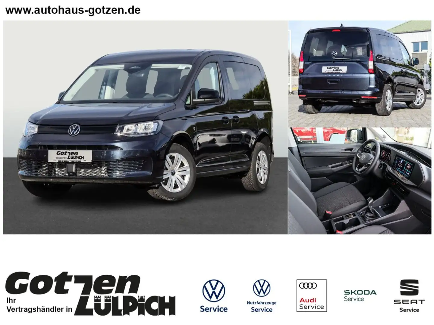 Volkswagen Caddy 1.5 TSI Klima ACC Winter-Paket ide Assist Blau - 1