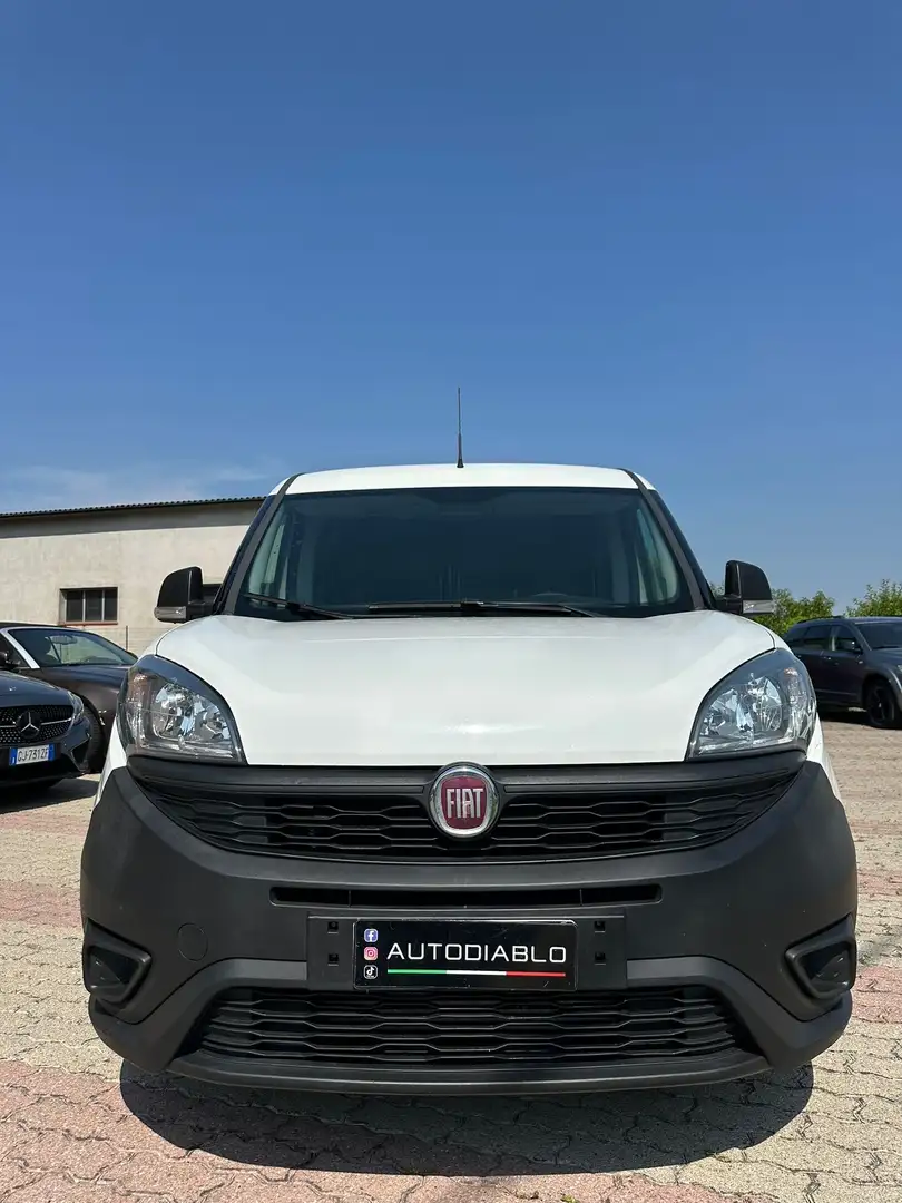 Fiat Doblo Maxi 1.6 mjt 16v Lounge Maxi s&s 120cv my120 Bianco - 2