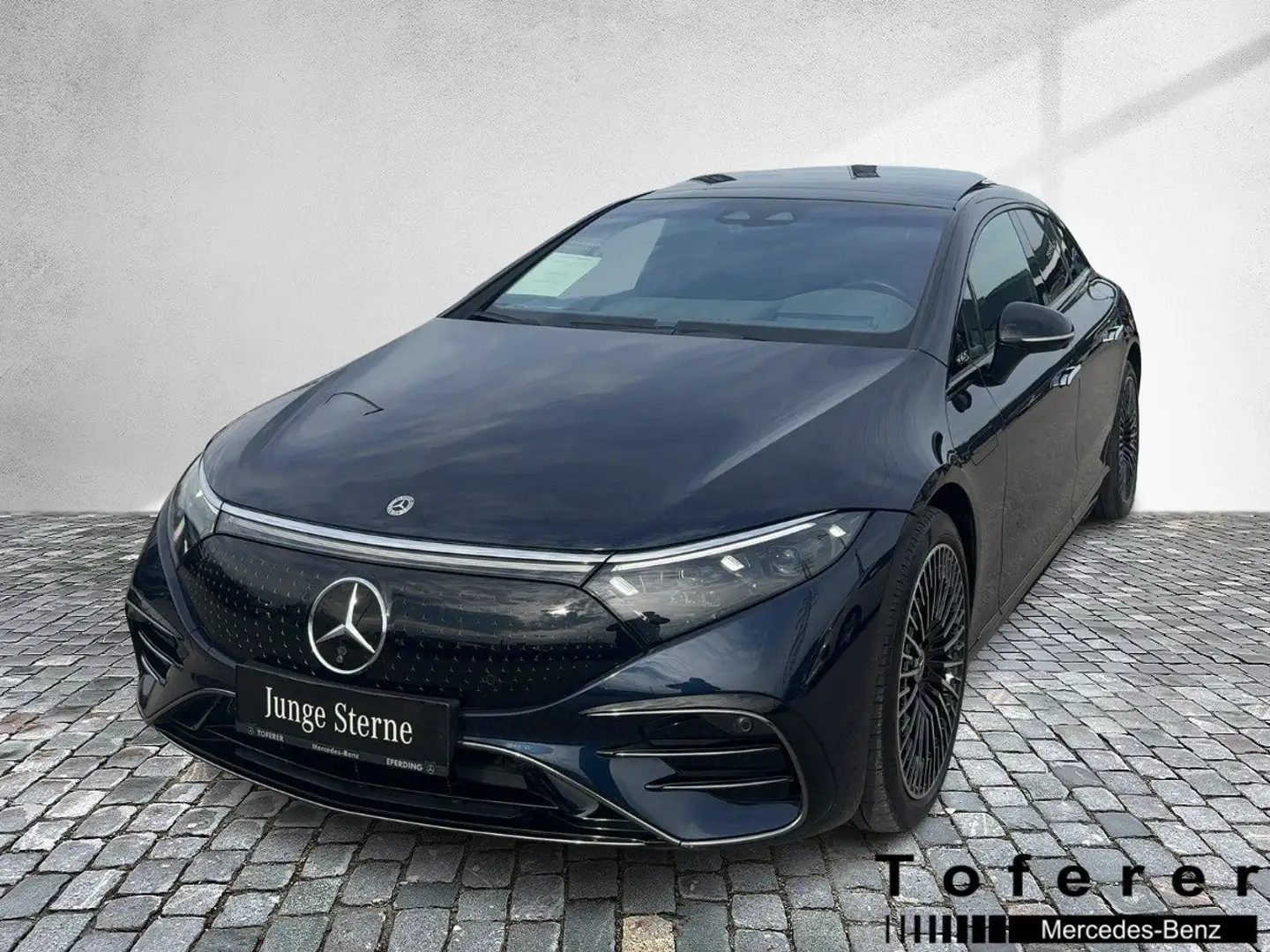 Mercedes-Benz EQS 4MATIC MBUX PTS Klima Burm eHeck Ambi Blau - 1