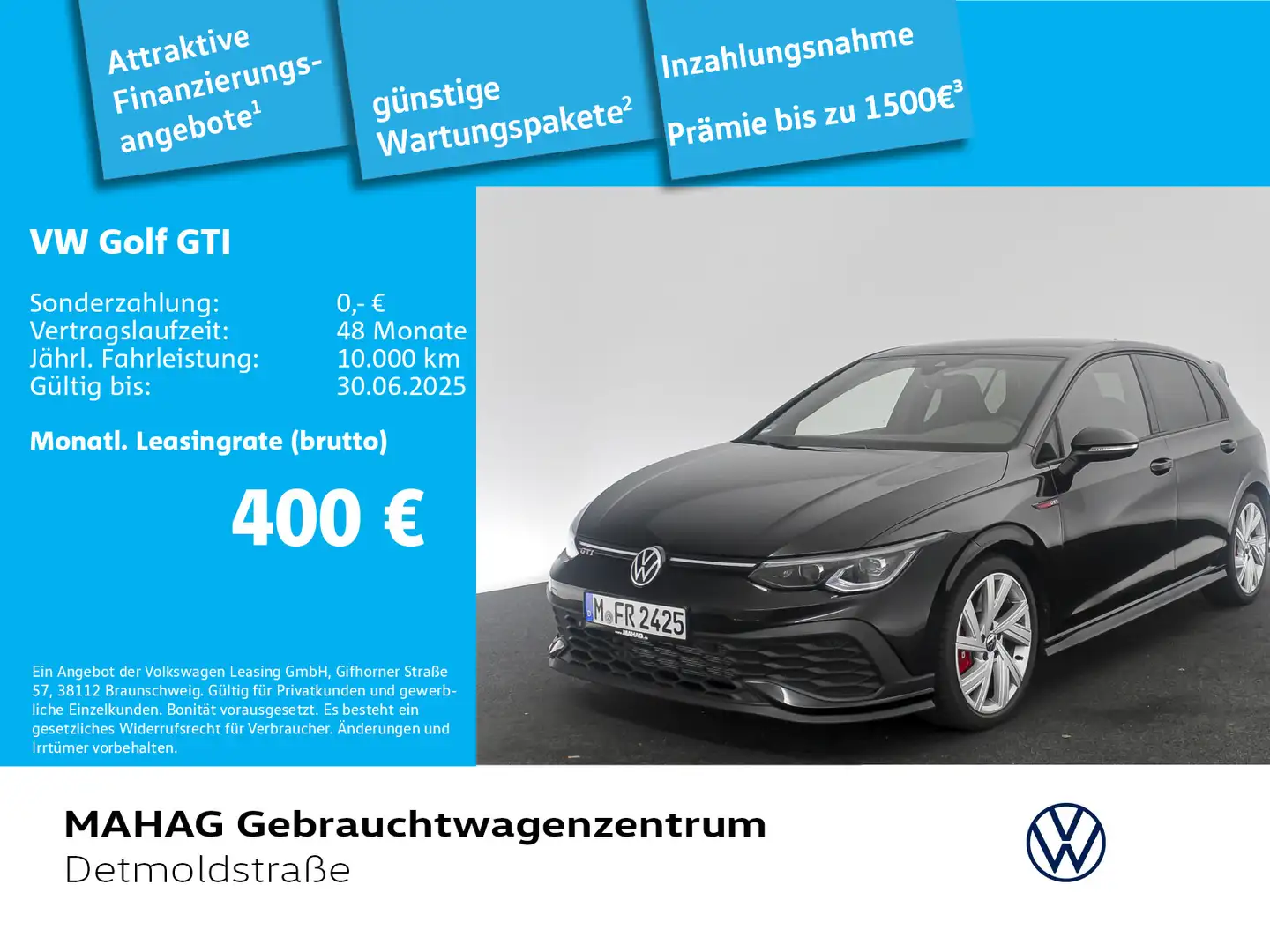 Volkswagen Golf GTI Golf VIII GTI Clubsport 2.0 TSI BlackStyle IQ.Li Schwarz - 1