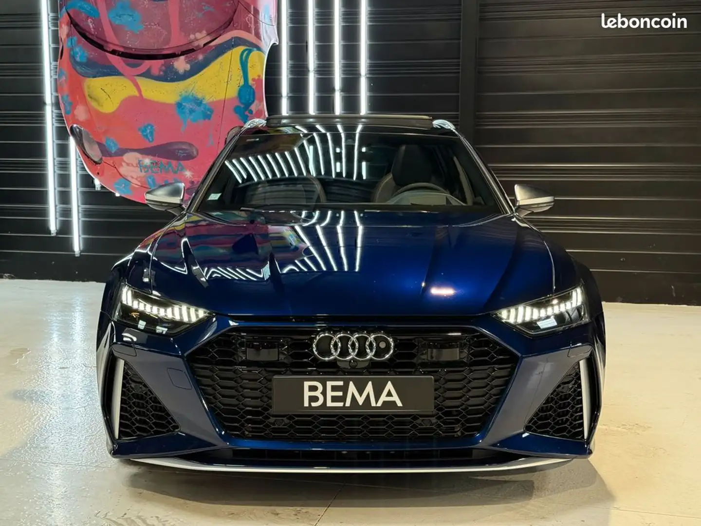 Audi RS6 C8 4.0L V8 600cv TFSI Quattro S-TRONIC | FR Bang&Olufsen Pack RS 922 euros-mois Blau - 2