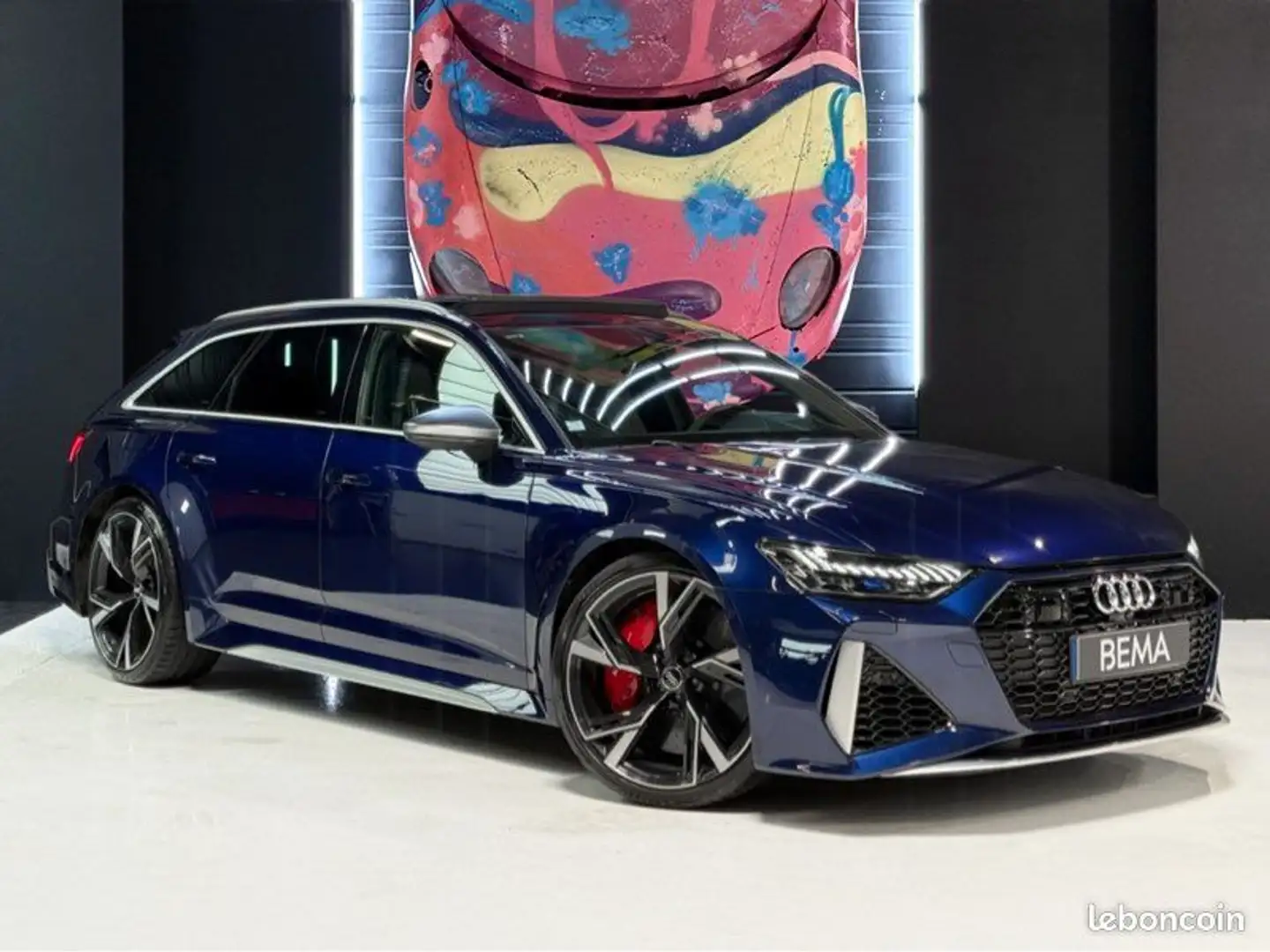 Audi RS6 C8 4.0L V8 600cv TFSI Quattro S-TRONIC | FR Bang&Olufsen Pack RS 922 euros-mois Blau - 1