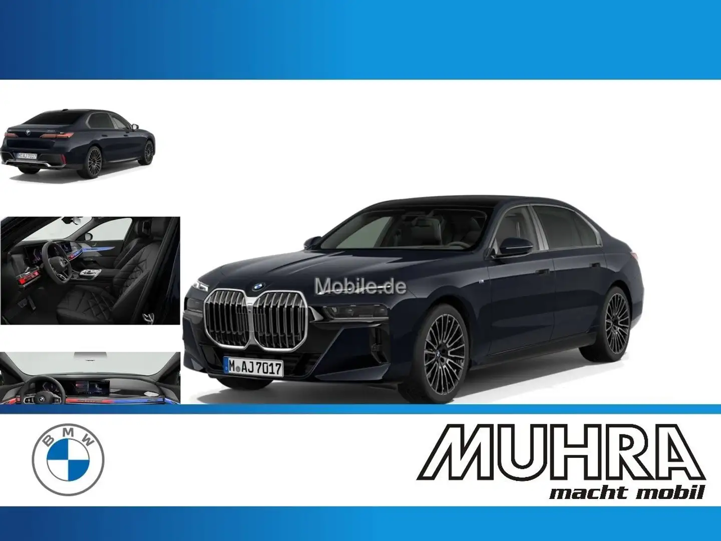 BMW 740 d xDrive M Sport 21" Pano Autobahnas. Sthzg. Negru - 1