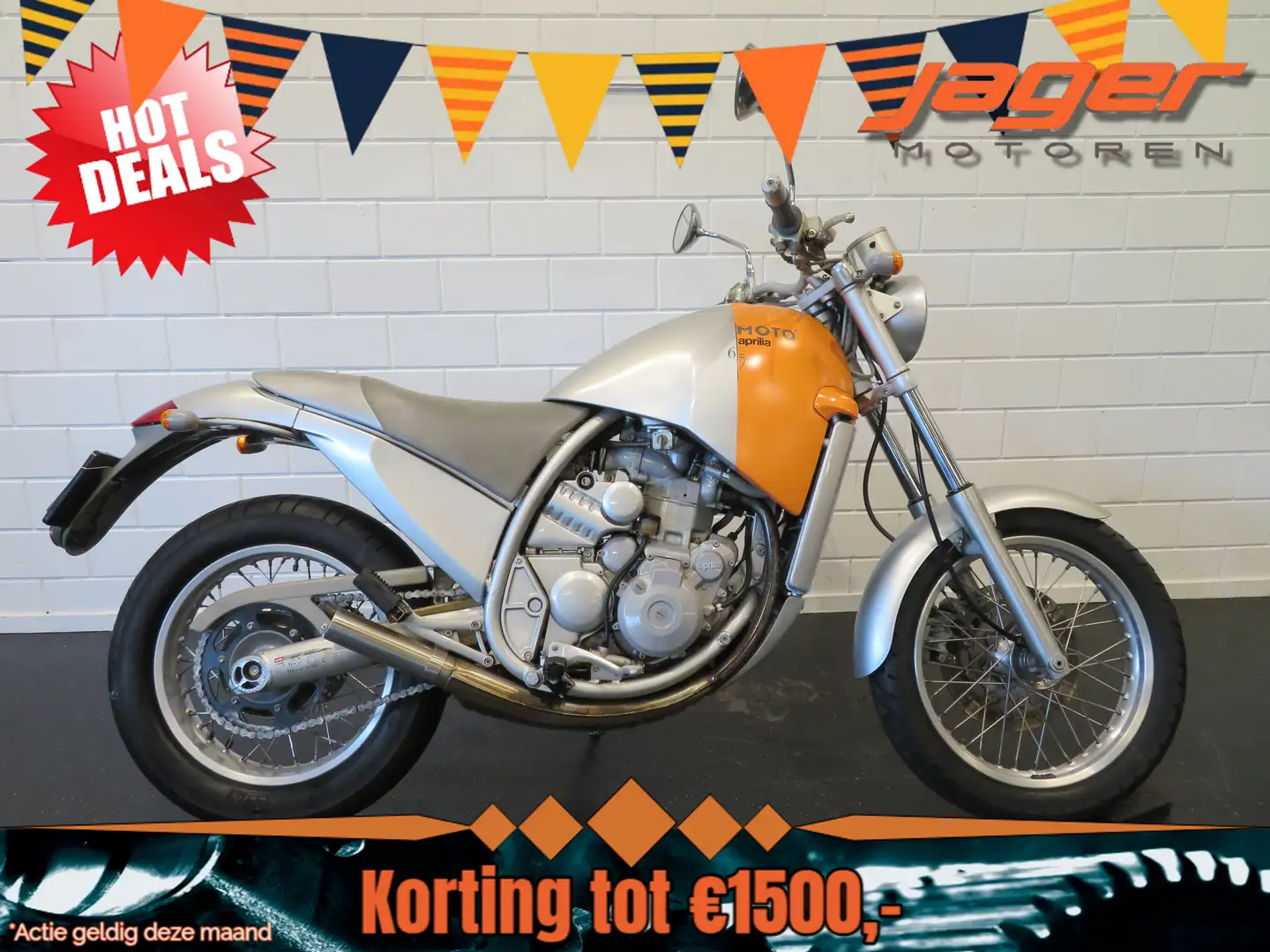 Aprilia Moto 6.5 STARCK ZELDZAAM! Orange - 1