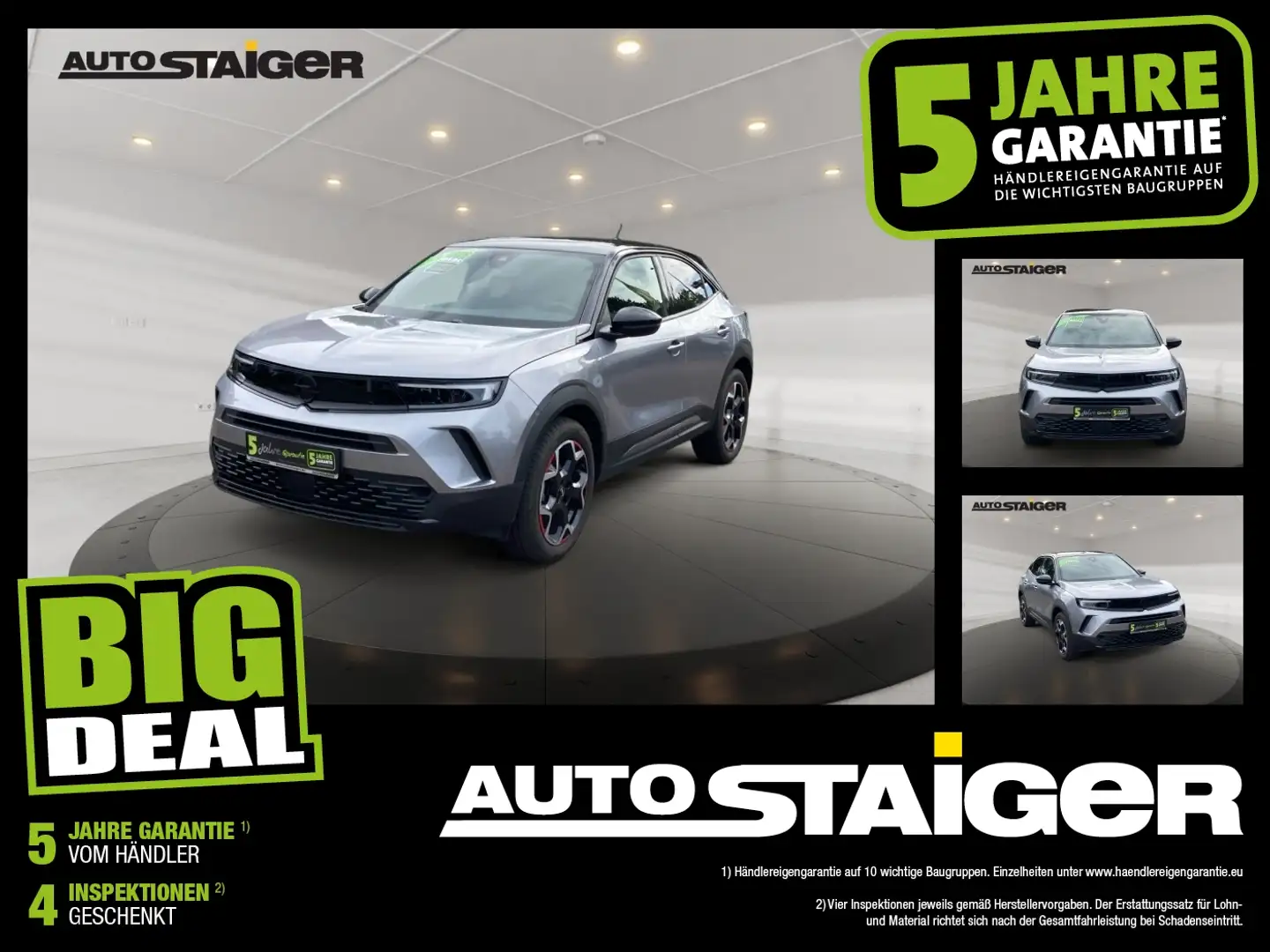 Opel Mokka 1.2 Turbo GS Line LED+SHZ+Winterp.+Kam.+LM Grau - 1