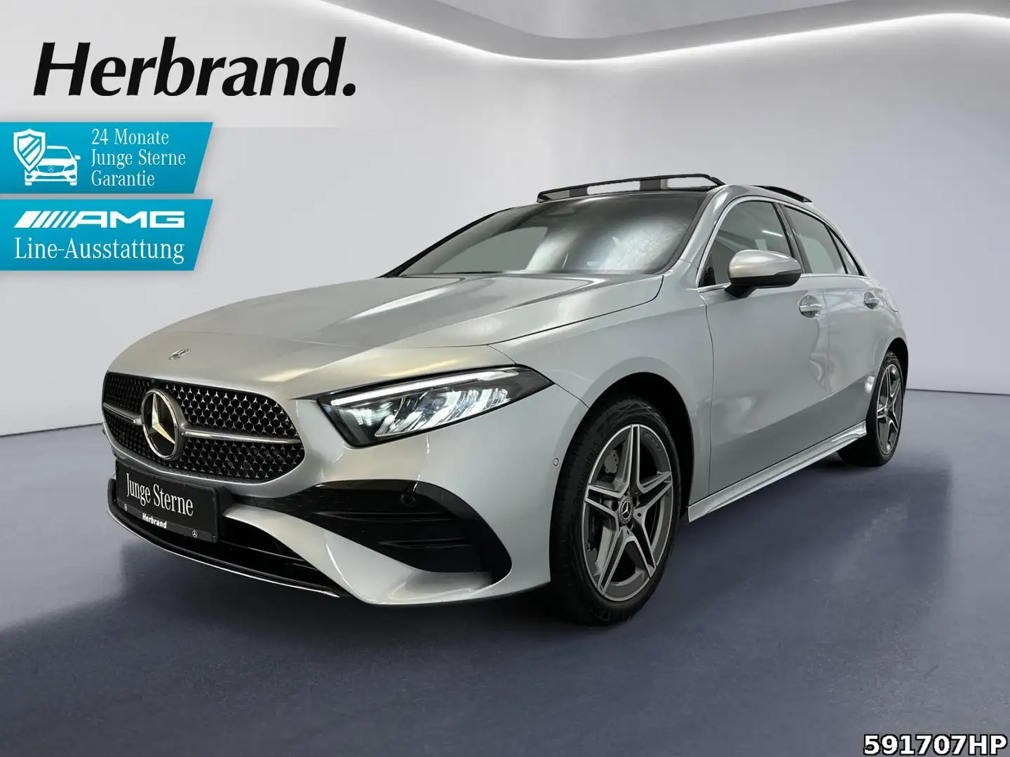 Mercedes-Benz A 250 AMG  Panorama Ambiente LHZ Keyless GO < Silber - 1