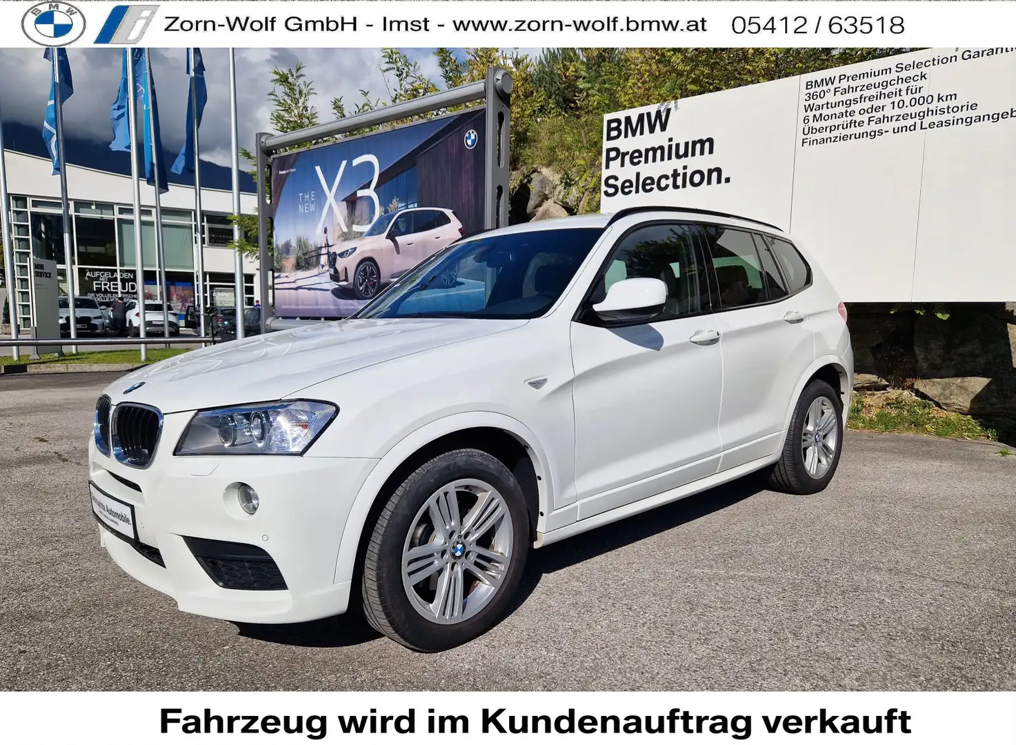 BMW X3 xDrive20d Weiß - 1