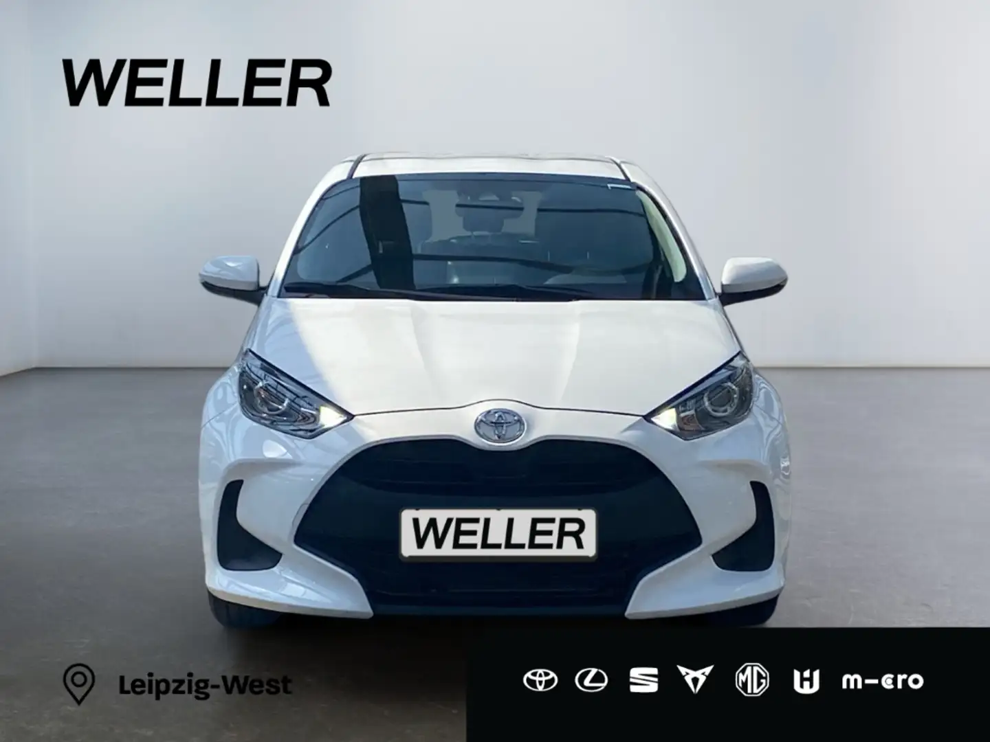 Toyota Yaris 1.0 Comfort *ACC*CAM*CarPlay*Spurhalteass* Weiß - 2