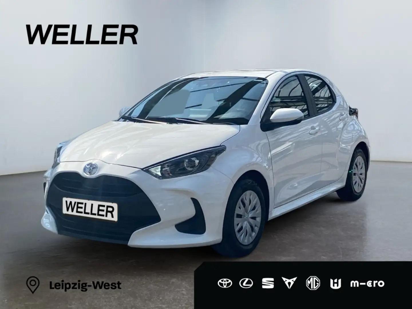 Toyota Yaris 1.0 Comfort *ACC*CAM*CarPlay*Spurhalteass* Weiß - 1