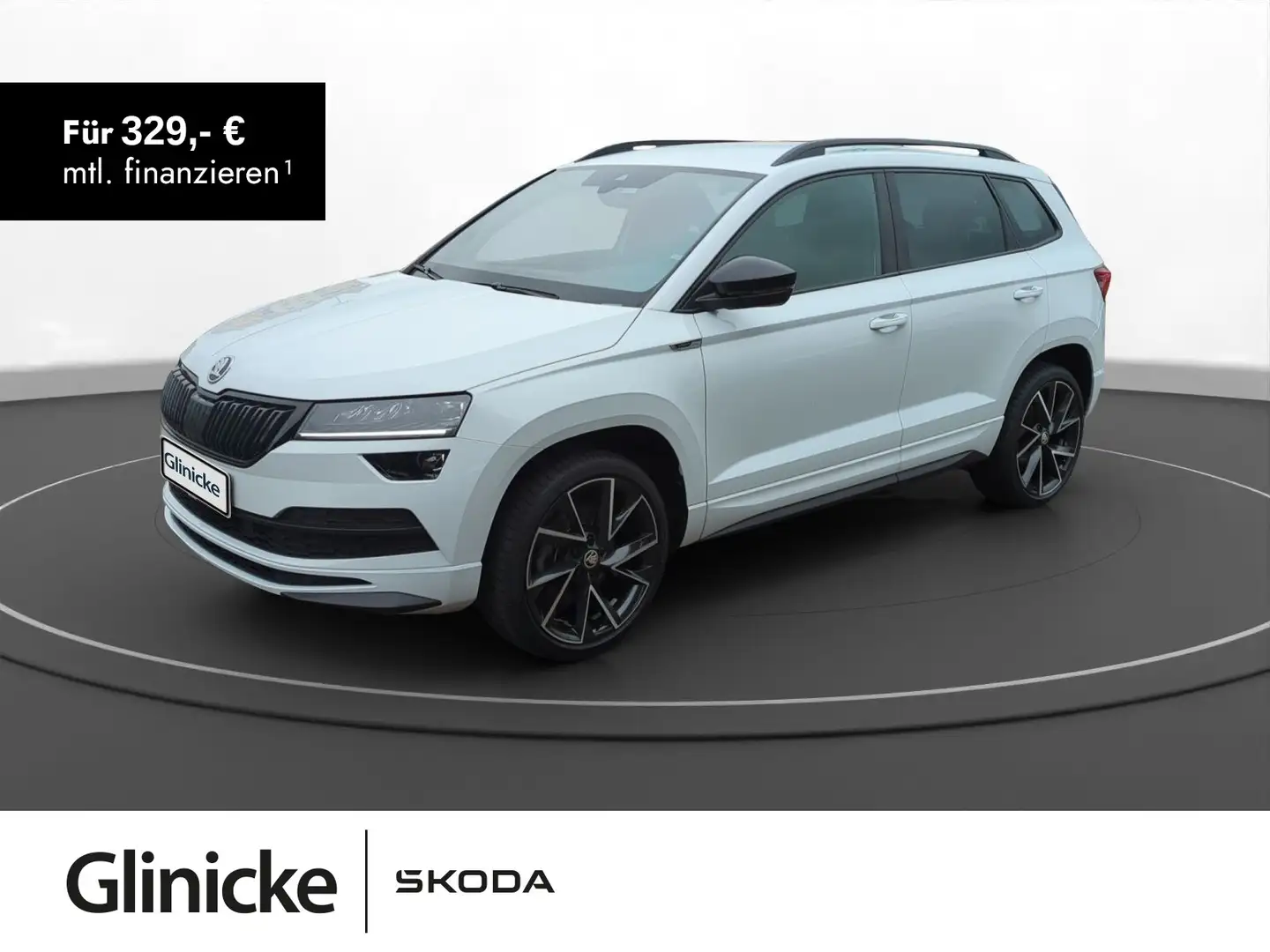 Skoda Karoq 1.5 TSI Sportline AHK LED Weiß - 1