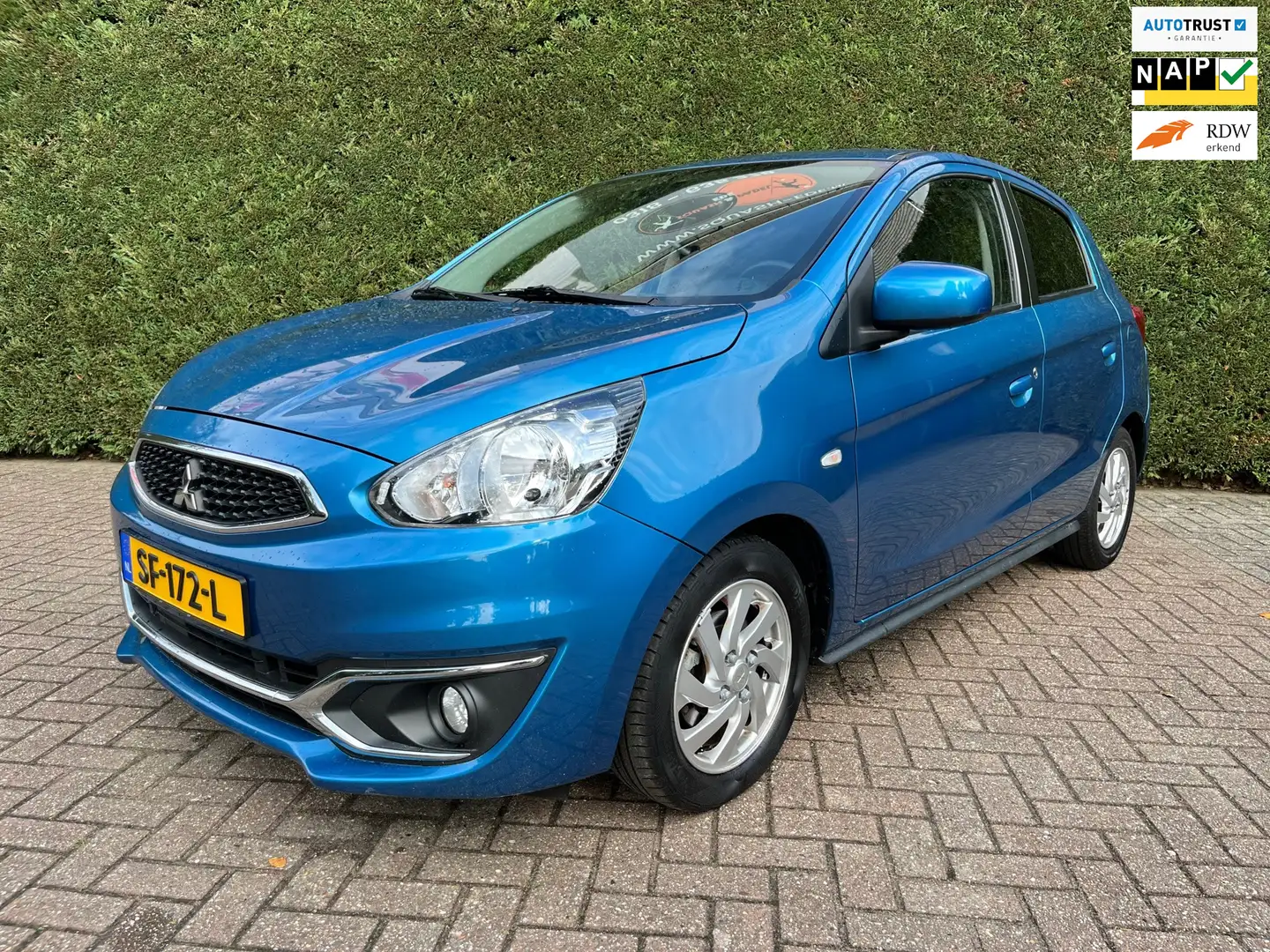 Mitsubishi Space Star 1.0 Intense Airco, 5-drs, Eerste Eigenaar! Blauw - 1