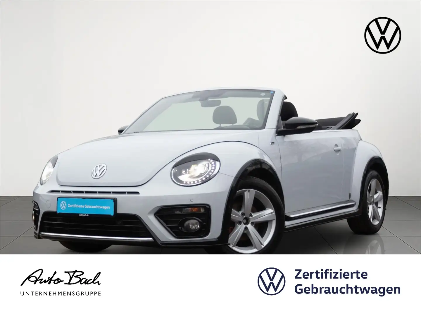 Volkswagen Beetle Cabriolet 1.4 TSI R-Line Navi Xenon EPH Blanc - 1
