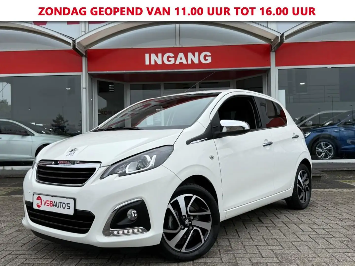Peugeot 108 1.0 E-VTI NAVI CRUISE AIRCO CAMERA 5-DEURS Wit - 1