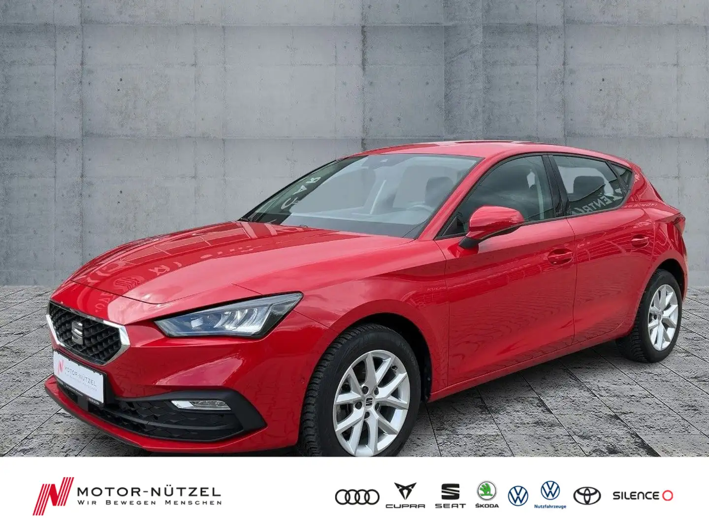 SEAT Leon 1.5 TSI STYLE LED+SHZ+PLA+PDC+LM+FULL-LINK Rot - 1