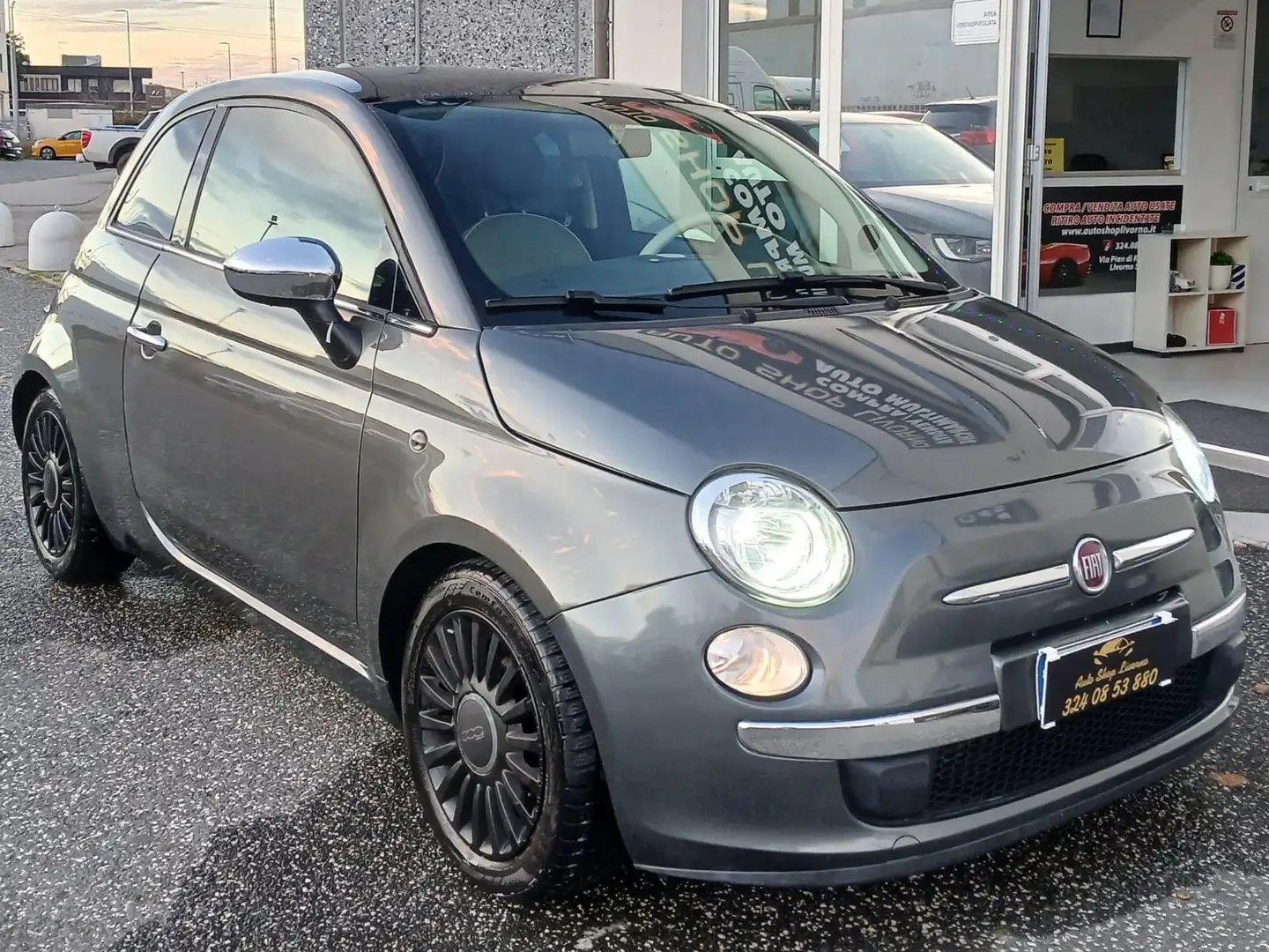 Fiat 500 500 1.2 Pop 69cv E6 Grigio - 1