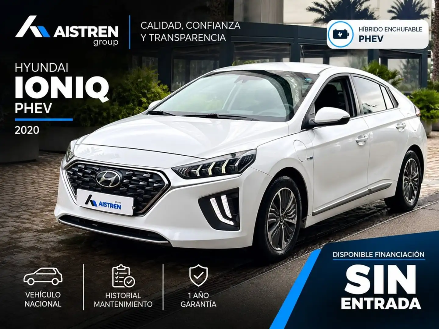 Hyundai IONIQ PHEV 1.6 GDI Tecno Blanco - 1