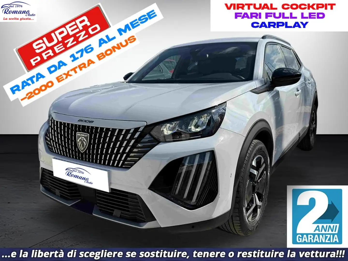 Peugeot 2008 PureTech 130 EAT8 S&S Allure Bianco - 1
