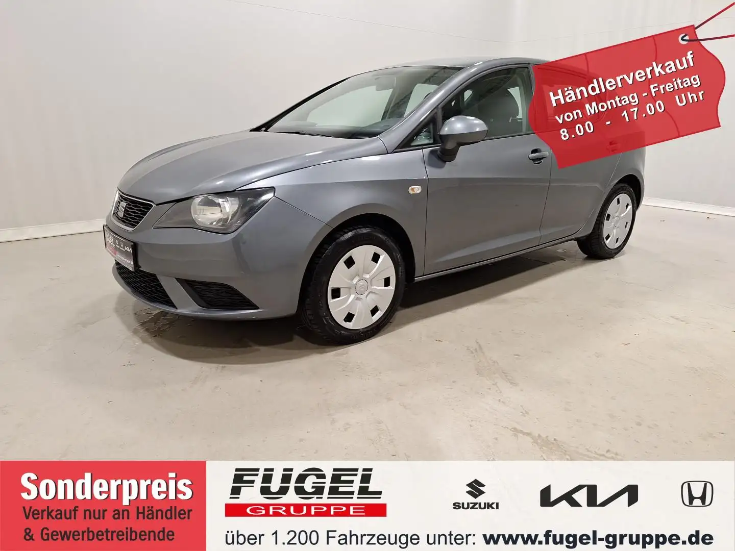 SEAT Ibiza 1.2 TDI Reference Temp|PDC|Klima Gris - 1