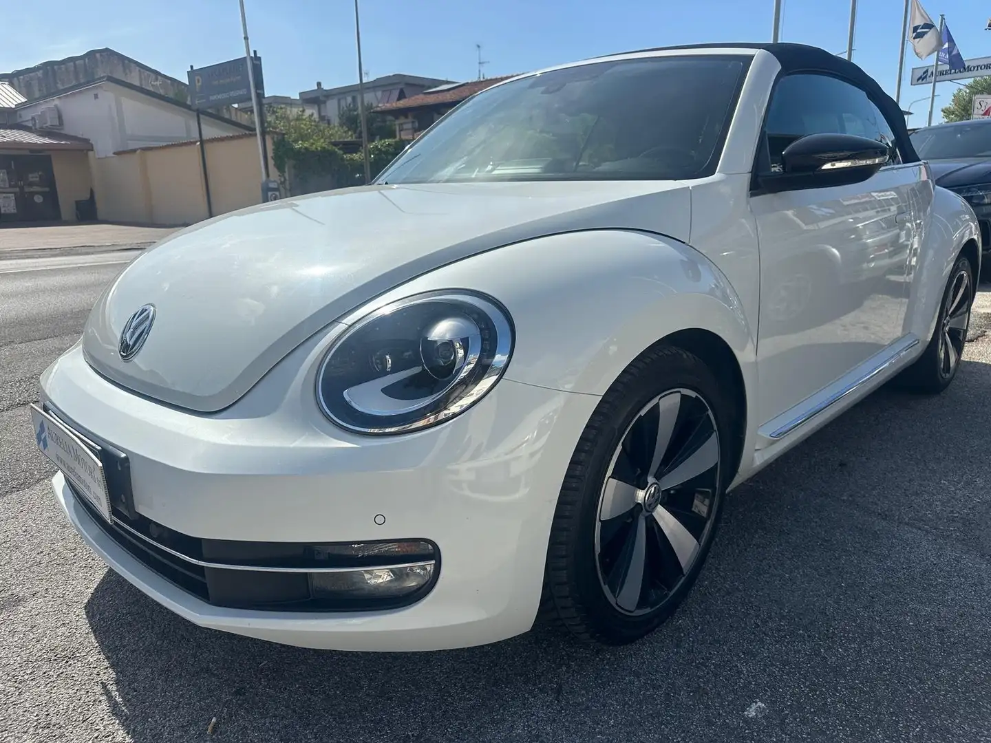 Volkswagen Maggiolino Maggiolino Cabrio 2.0 tdi bm 110cv IMPECCABILE !!! Bianco - 1