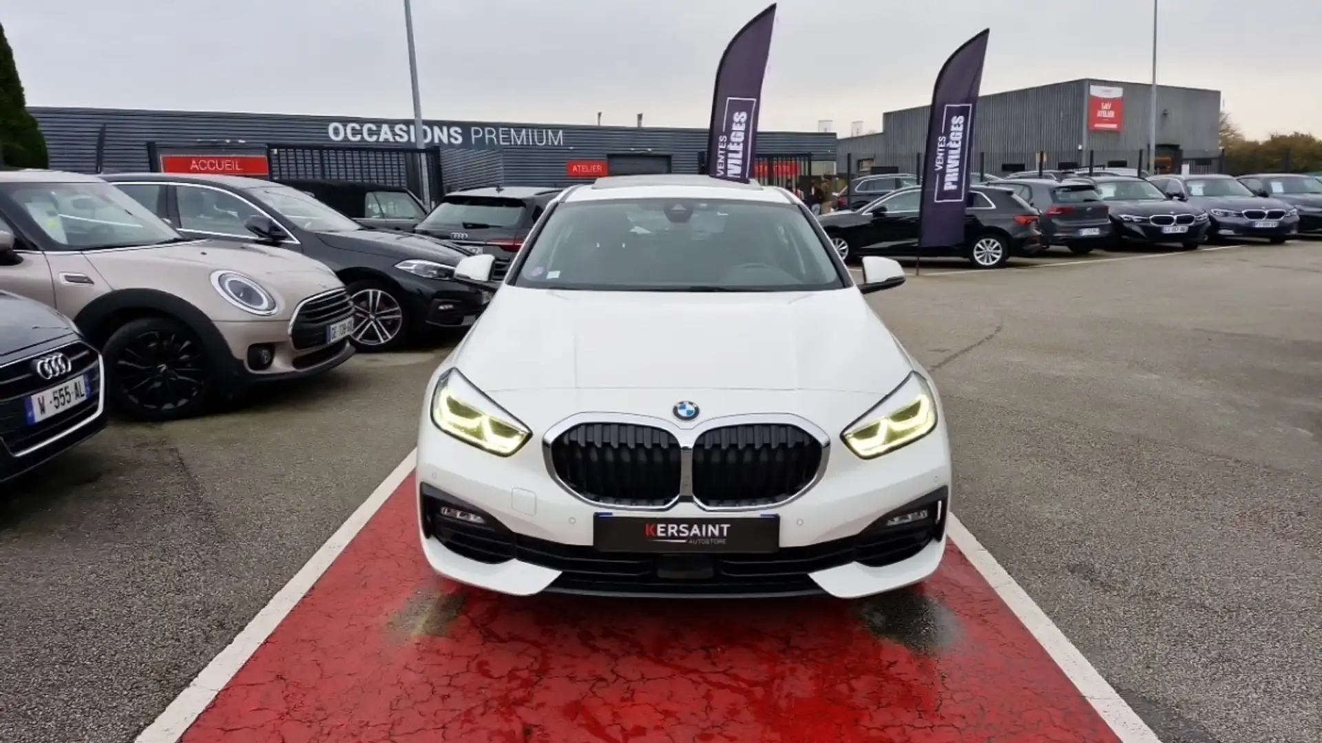 BMW F40 118I 140 CH DKG7 Lounge Blanc - 2