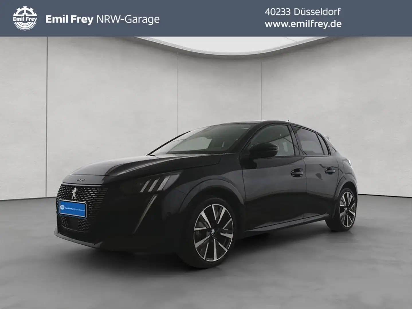 Peugeot 208 PureTech 100 EAT8 GT+GJR+Pano+Keyless Schwarz - 1