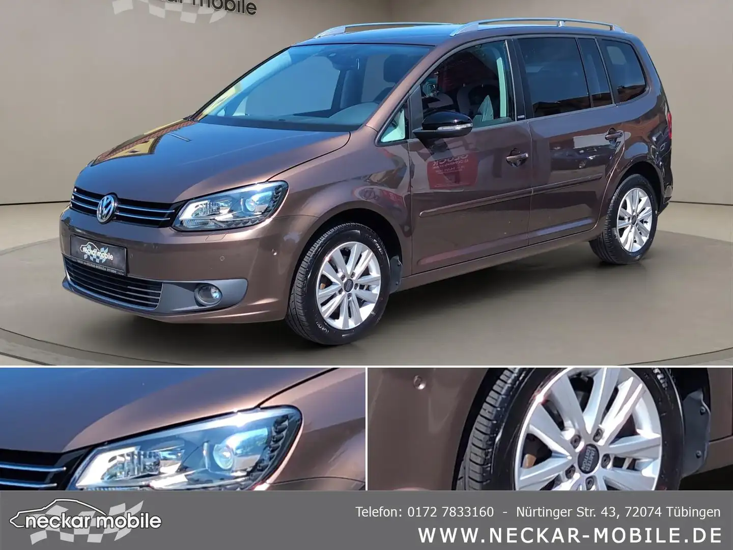 Volkswagen Touran 1.2TSI Style 7Sitze Pano  XEN Navi Kam Bruin - 2