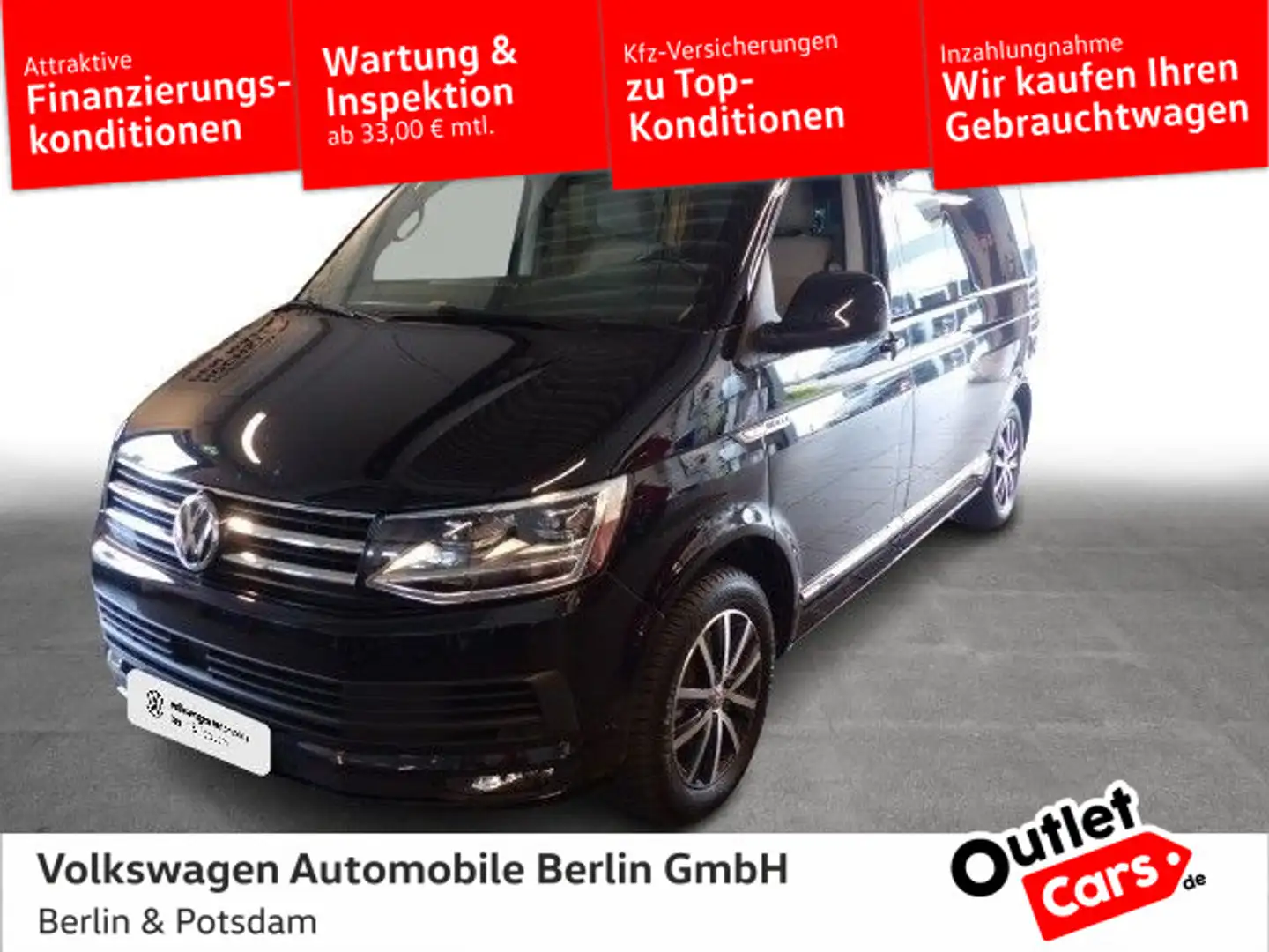 Volkswagen T6 California 2.0TDI DSG Ocean Edition STHZG*OUT Zwart - 1