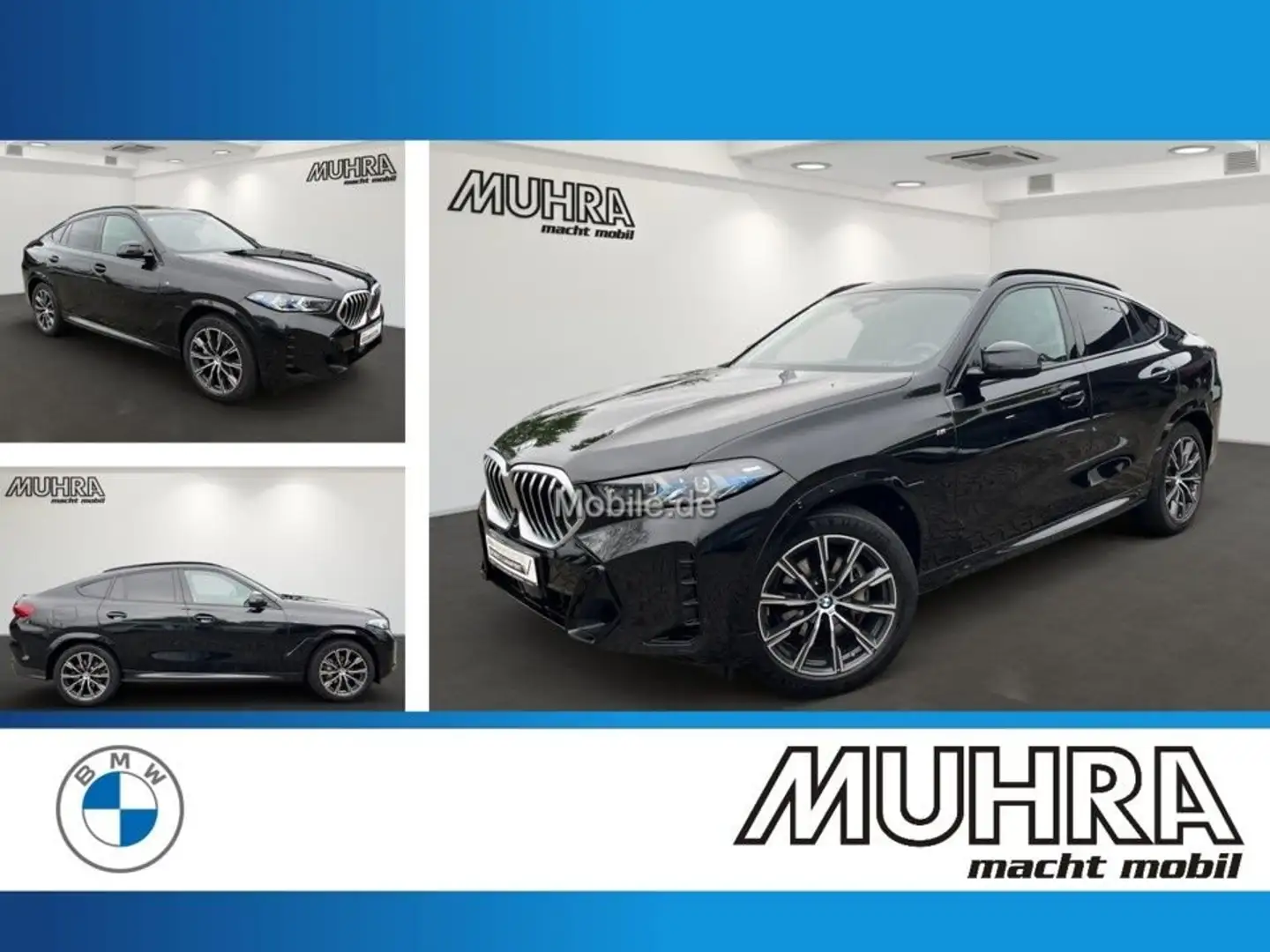 BMW X6 xDrive30d M Sport 2-Achs-Luftfd AHK Sthzg H/K Grau - 1