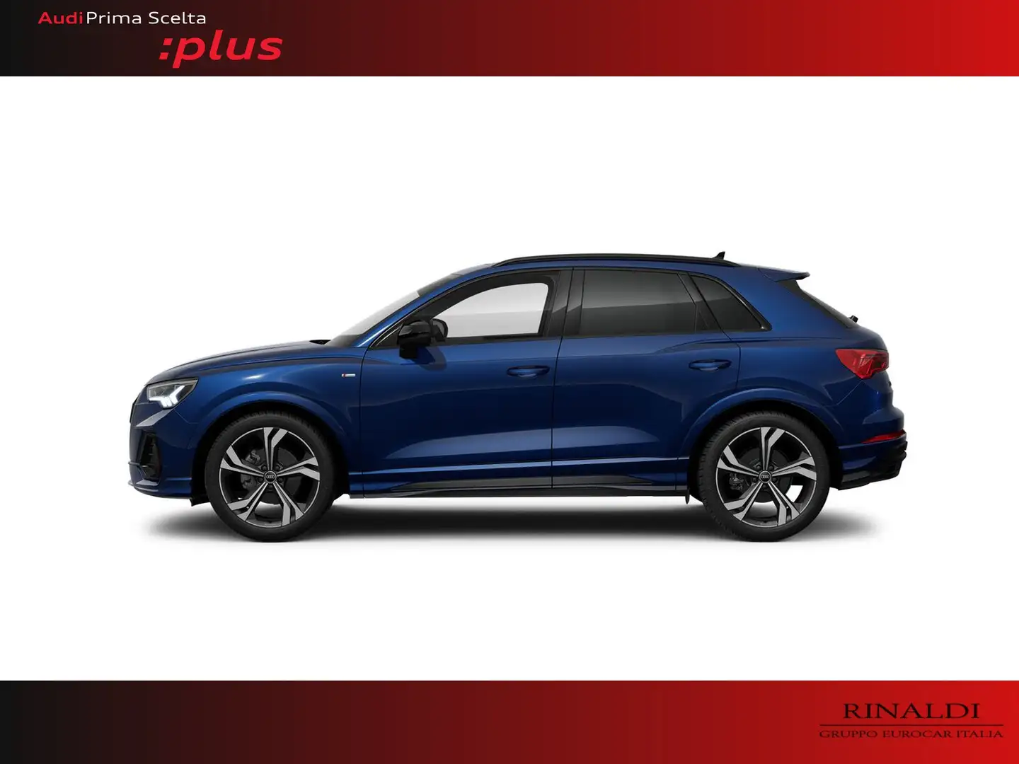 Audi Q3 35 1.5 tfsi identity black s-tronic Bleu - 2