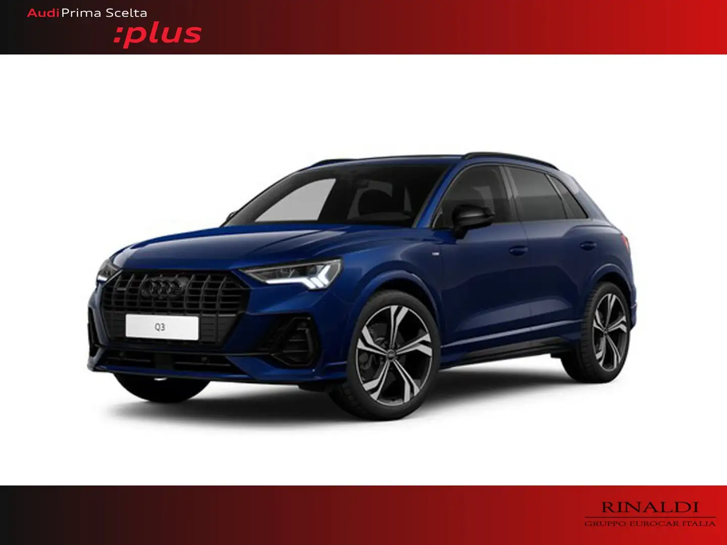 Audi Q3 35 1.5 tfsi identity black s-tronic Bleu - 1