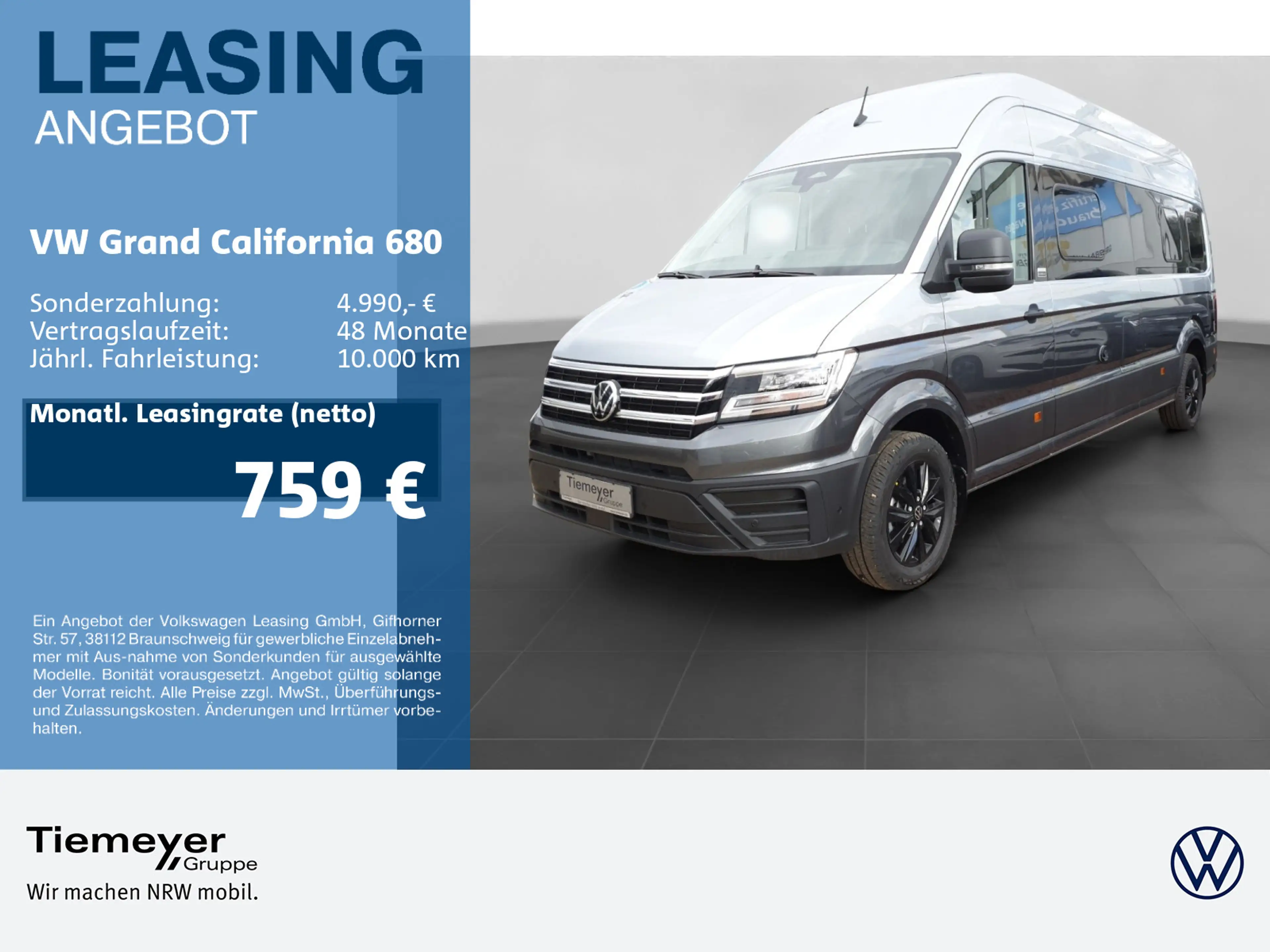 Volkswagen Grand California Facelift LED AHK NAVI