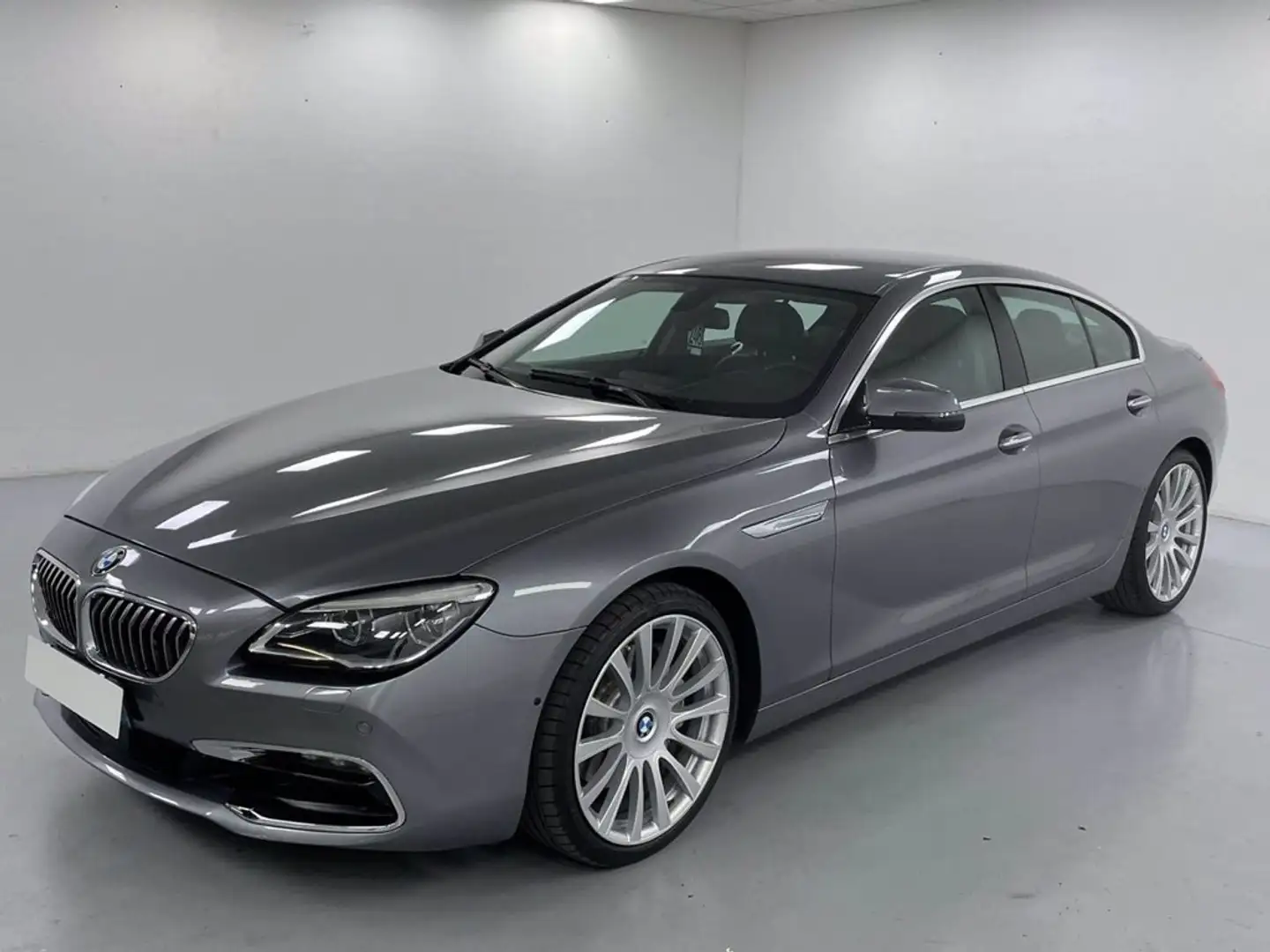 BMW 640 Serie 6 F06 2015 Gran Coupe 640d Luxury Gris - 1