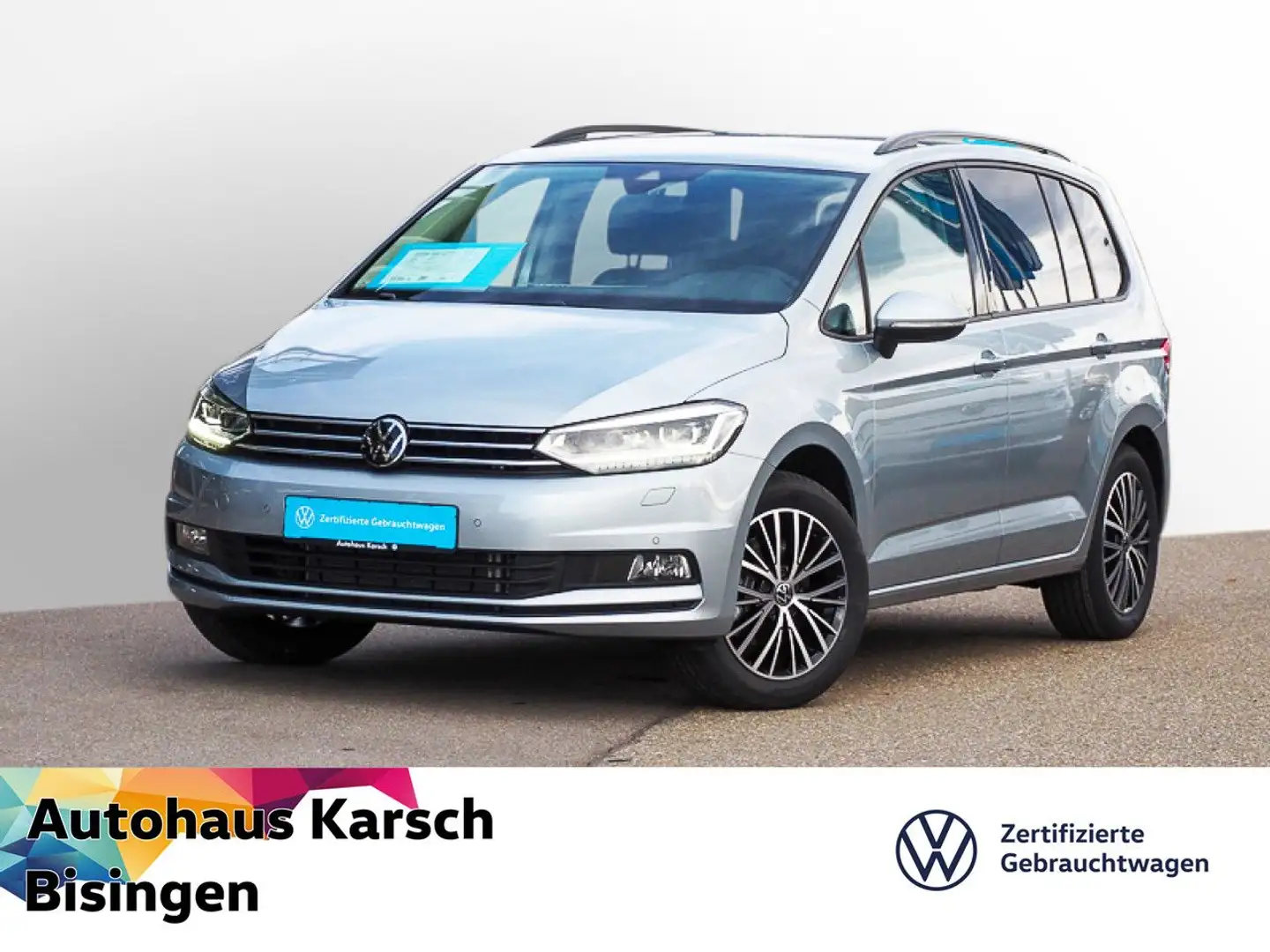 Volkswagen Touran 1.5 TSI DSG Comfortline 7 SITZE, NAVI, LED Silver - 1