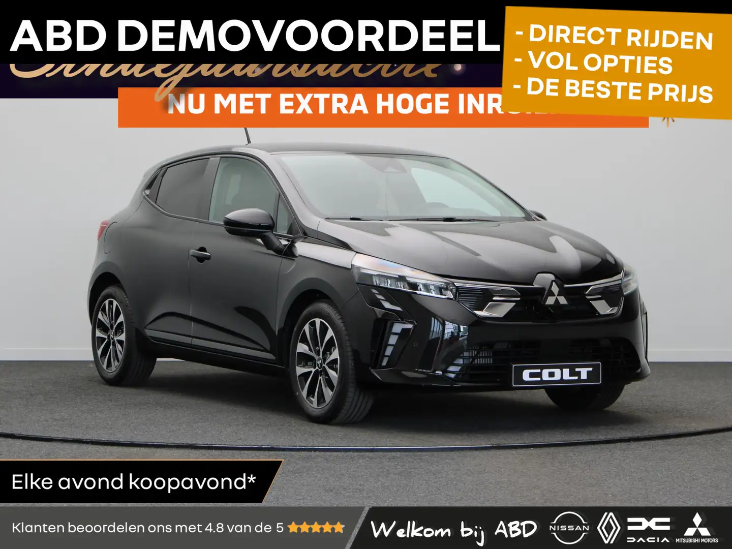 Mitsubishi Colt 1.0T 90pk Intense | 8 jaar garantie | Achteruitrij Noir - 1