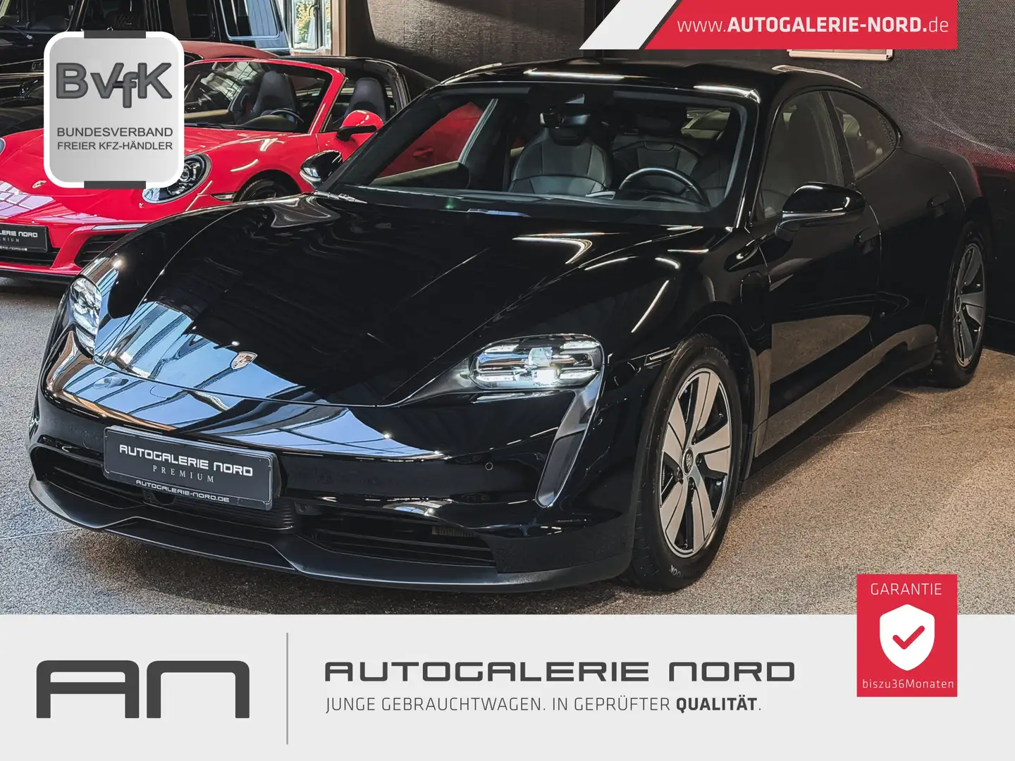 Porsche Taycan PerfomanceBatt+InnoDrive+PASM+Bose Noir - 1