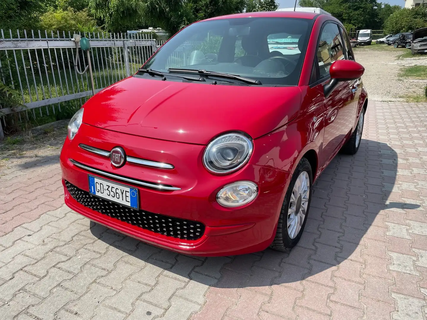 Fiat 500 500 1.0 hybrid Lounge 70cv Rosso - 1