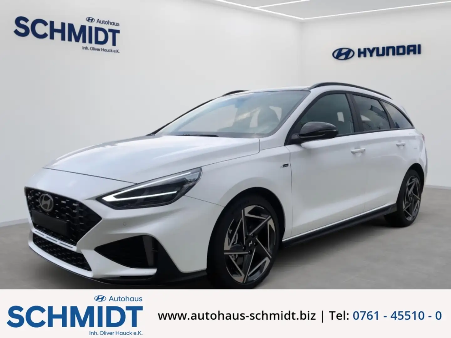Hyundai i30 cw N Line Mild-Hybrid 1.5 T-GDI EU6e Sportpaket El Weiß - 1