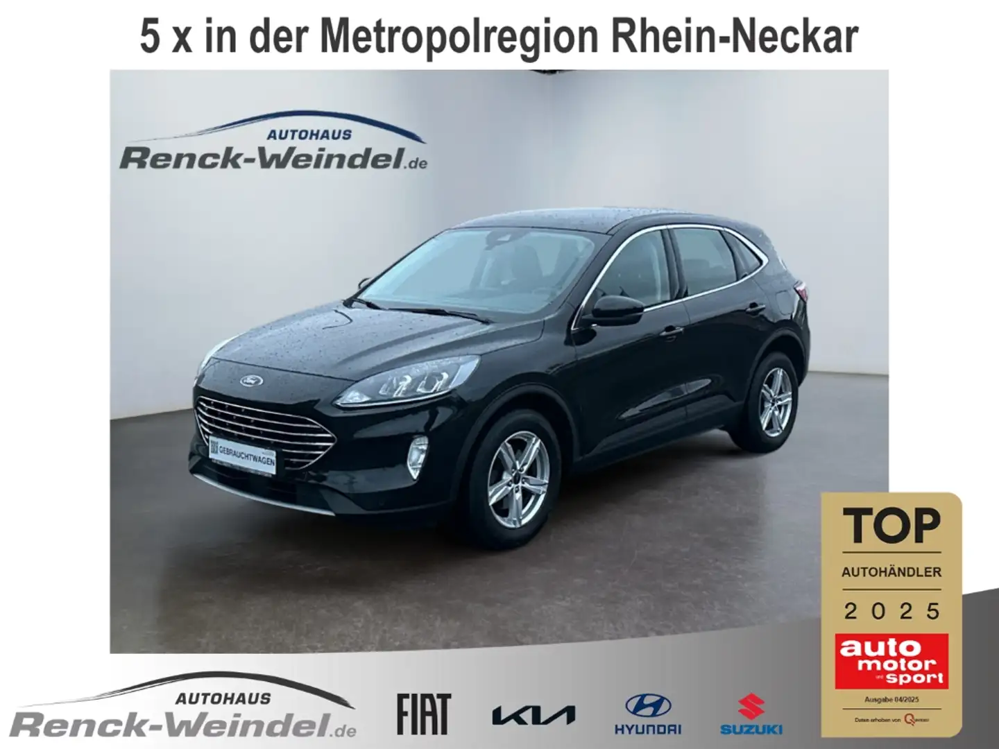 Ford Kuga Titanium Navi Klimaautom SHZ PDCv+h Apple CarPlay Noir - 1