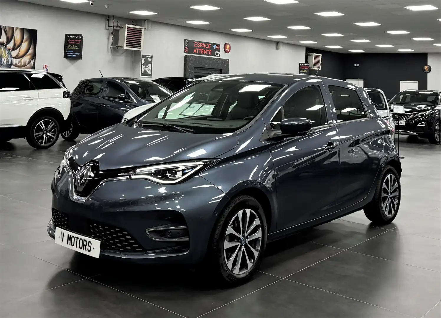 Renault ZOE R135 ZE 50 Intens New Facelift Design' 1er Main Grau - 1