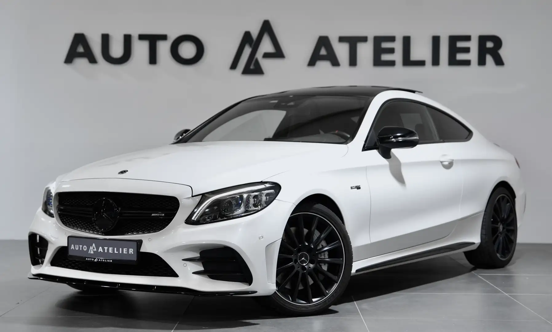 Mercedes-Benz C 43 AMG 4M*SCHALE*PANO*S-AGA*VIRTUAL*BURMESTER* Blanc - 2