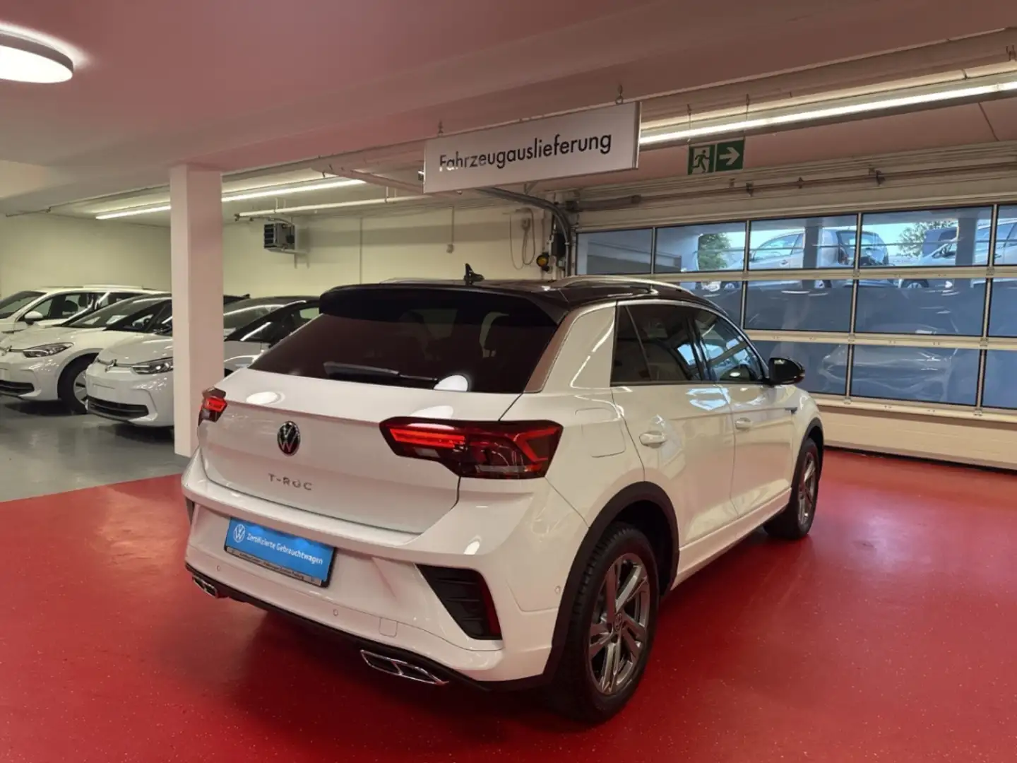 Volkswagen T-Roc R-Line 1.5 TSI DSG AHK Navi ACC Rückfahrkamera Weiß - 2