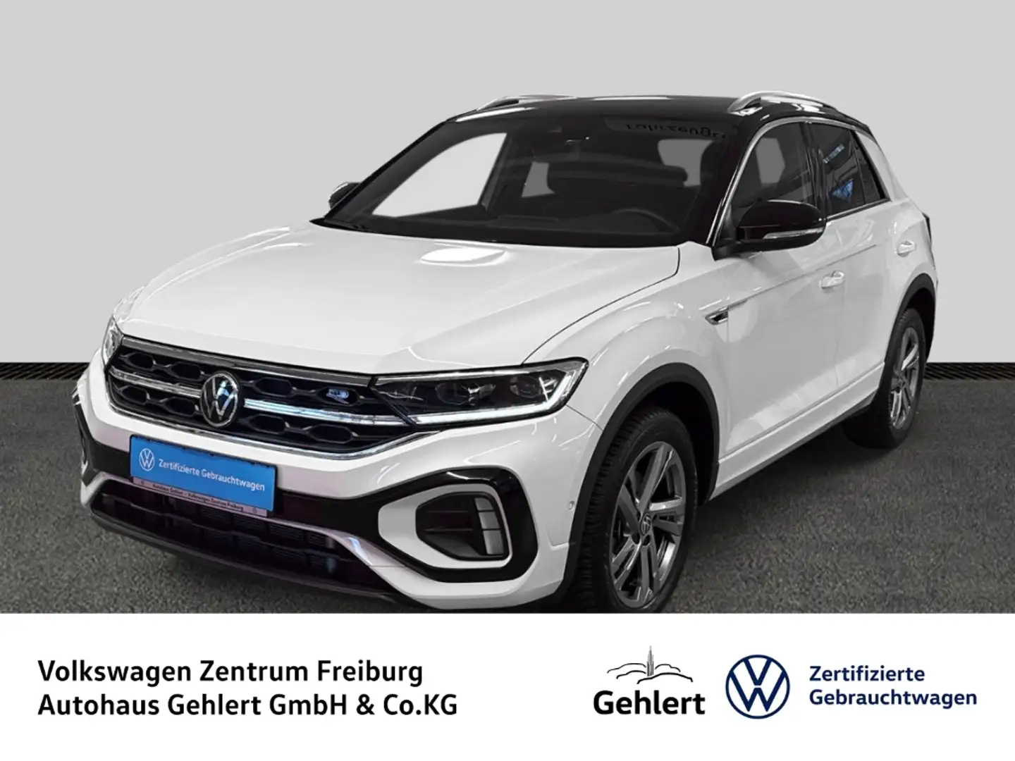 Volkswagen T-Roc R-Line 1.5 TSI DSG AHK Navi ACC Rückfahrkamera Weiß - 1