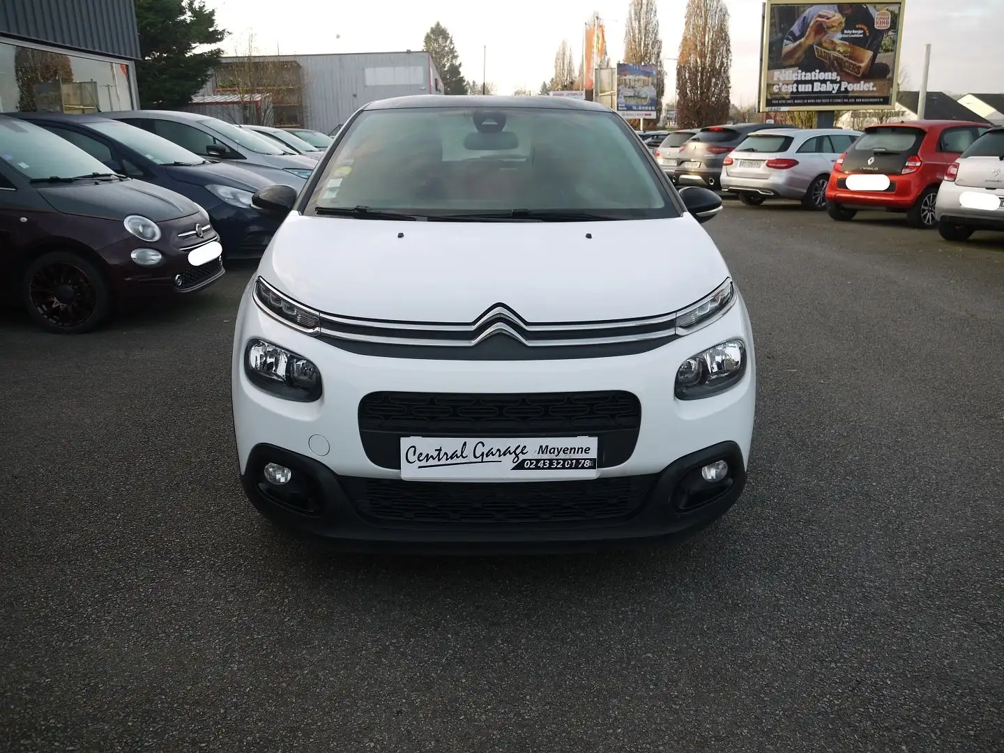 Citroen C3 BLUEHDI 75CH SHINE BUSINESS S\u0026S Blanc - 2